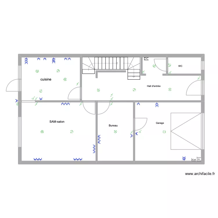 godet rez. Plan de 5  et 78 m²