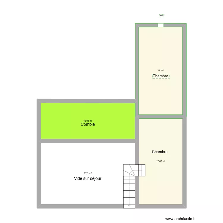 Dufour R+1. Plan de Dufour R+1. Plan de