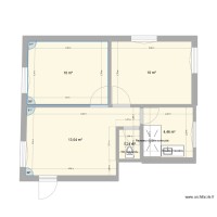2 chambres 41m2