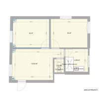 2 chambres 41m2