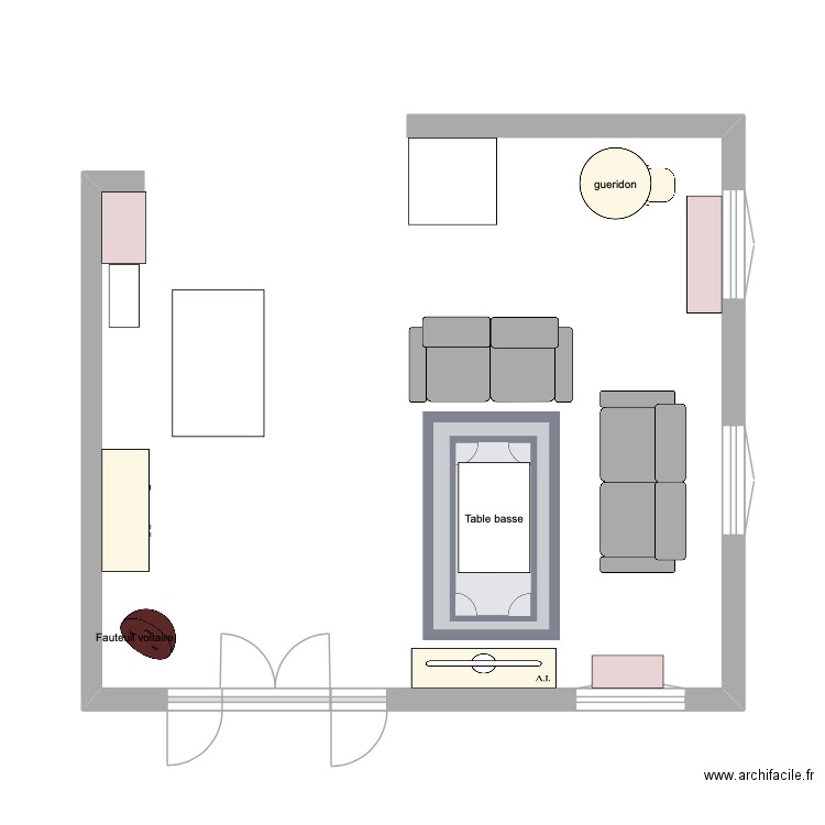salon 2. Plan de 0 pièce et 0 m2
