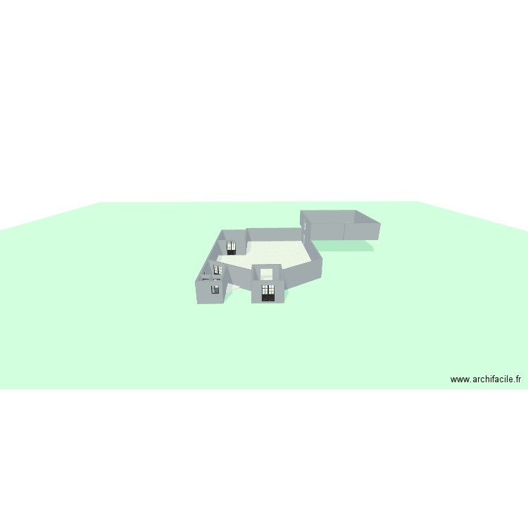RESTAURANT. Plan de 4 pièces et 391 m2