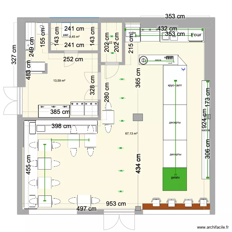Parkovaya light. Plan de 