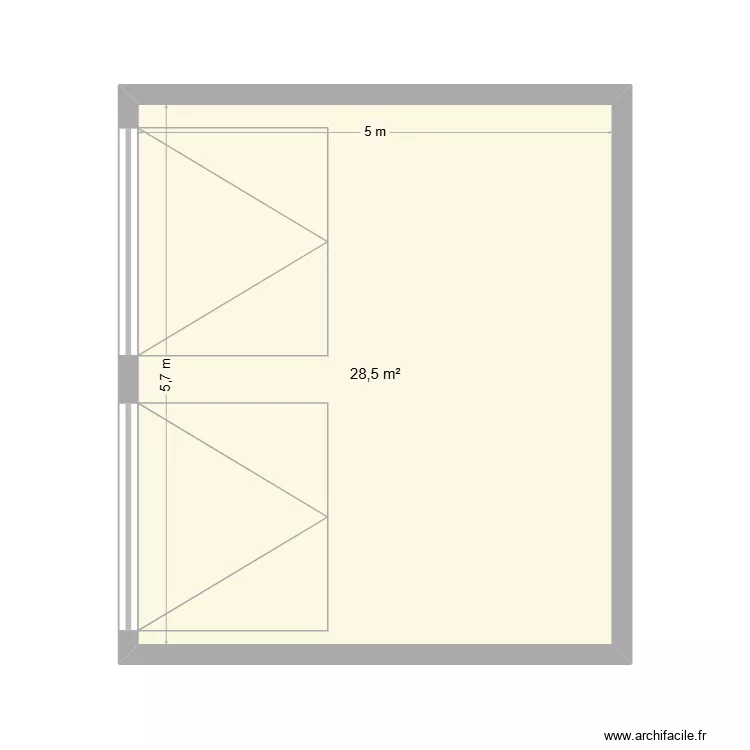 garage 1. Plan de 1 et 29 m² garage 1. Plan de 1 et 29 m²