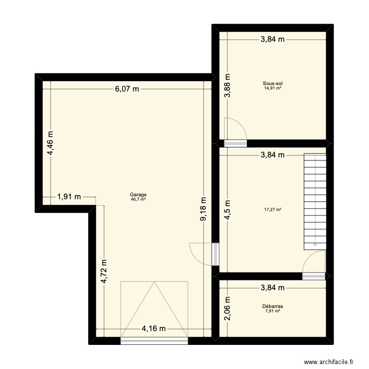 Lora et Antoine Harmignies. Plan de 19 pièces et 362 m2