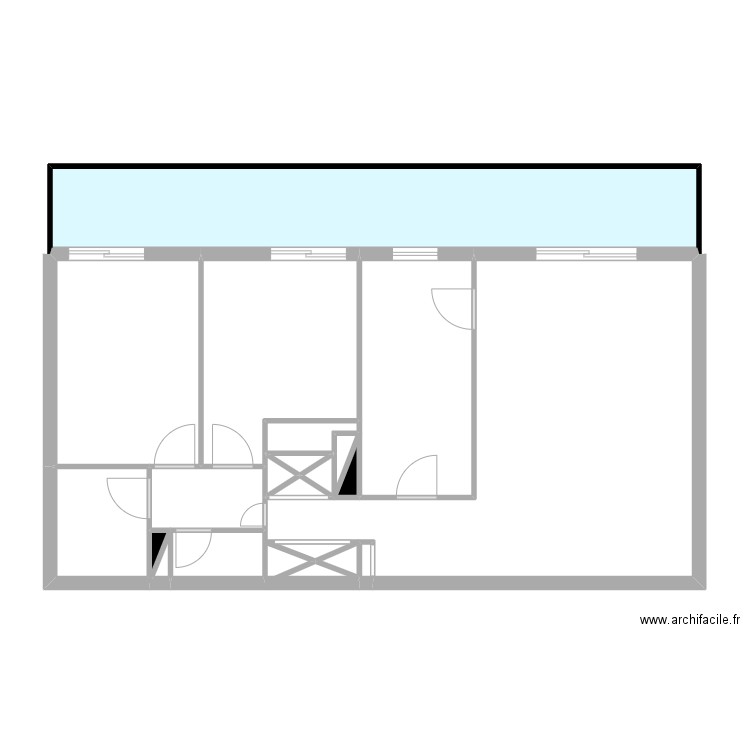 T3 CAPPELLI. Plan de 23 pièces et 96 m2