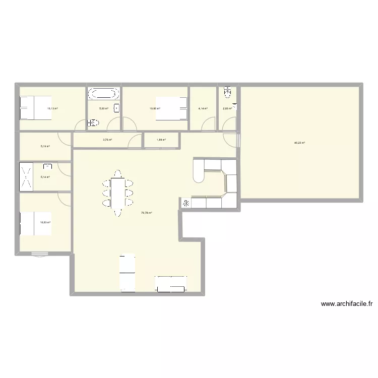 maison beauregard Christ 10. Plan de 