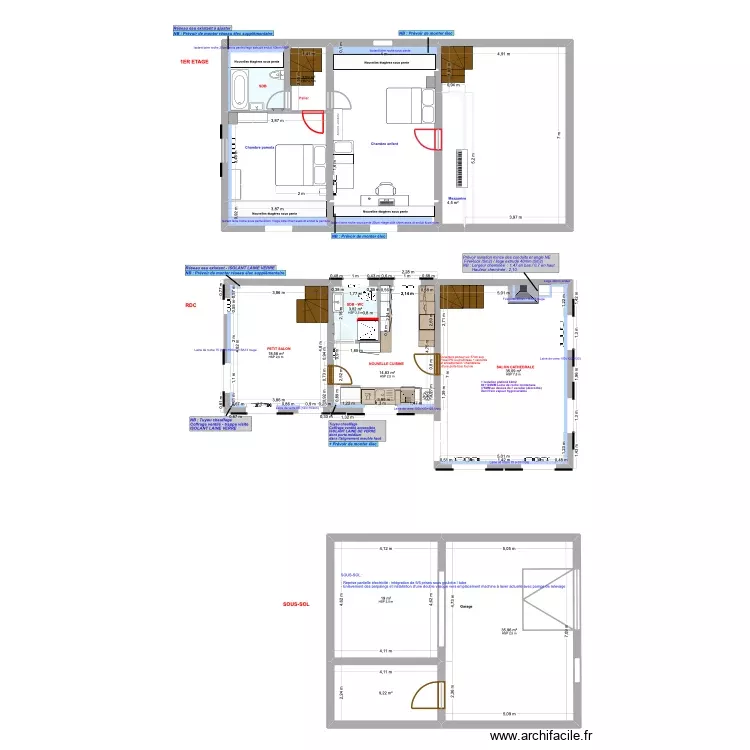 Noisy v11 24/10/2026. Plan de 15 Pièces et 225 m² Noisy v11 24/10/2026. Plan de 15 Pièces et 225 m²