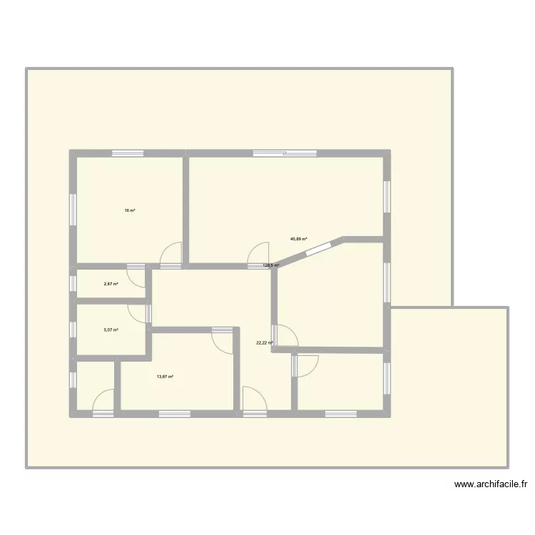 maison gozeli. Plan de 