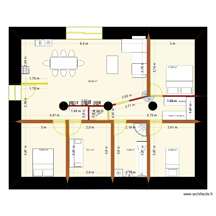 R&eacute;Ma 2. Plan de 7  et 101 m²