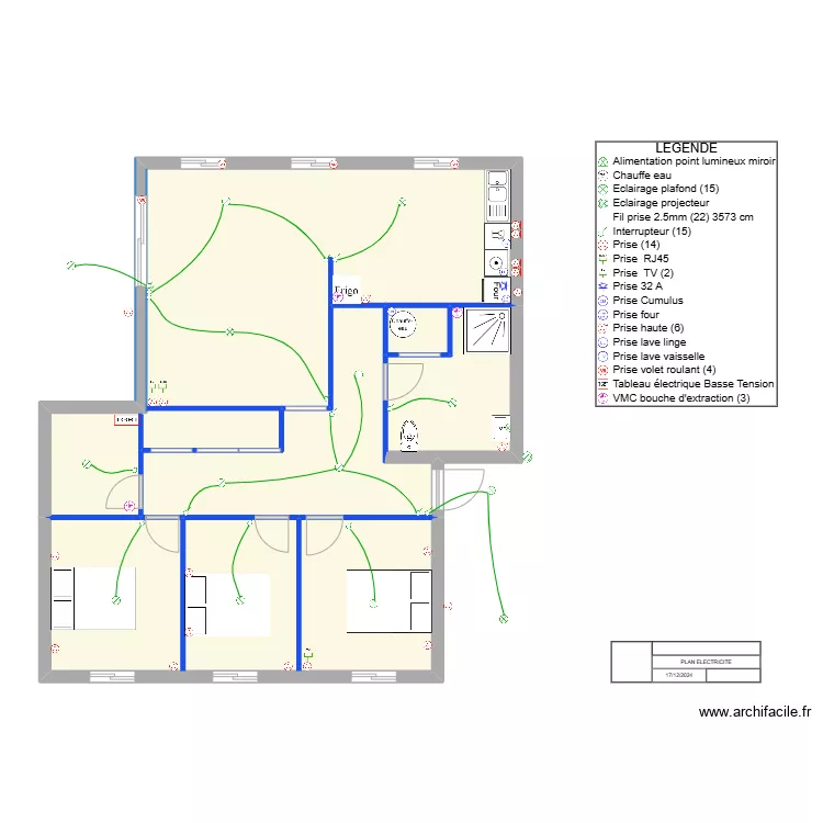 DELORD. Plan de 