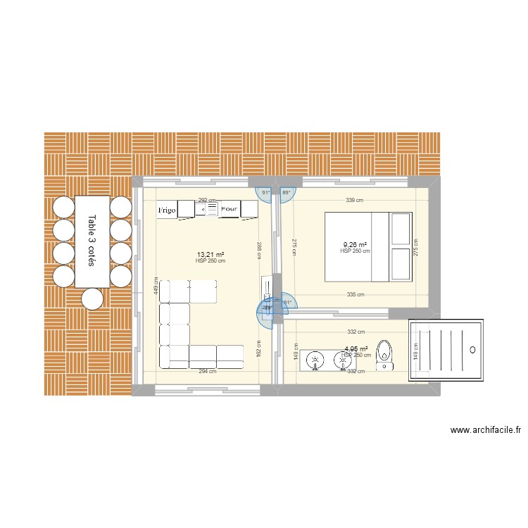 BUNGALOW 30m2 . Plan de 0 pièce et 0 m2