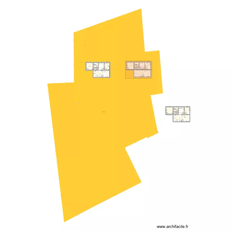 plan T3 pr&eacute; benonces implan bis. Plan de 21  et 194 m²