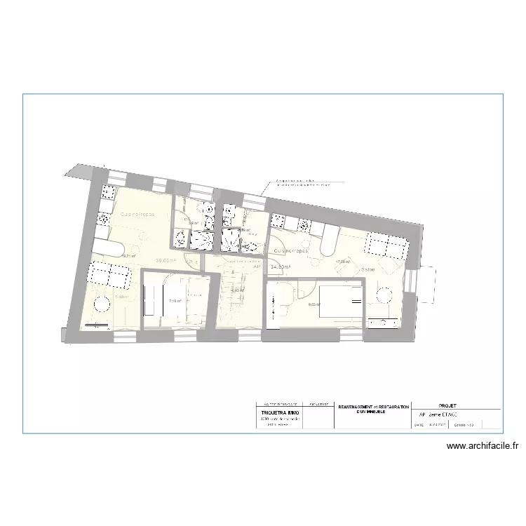 Plan v2 Etage 2 Minh. Plan de 