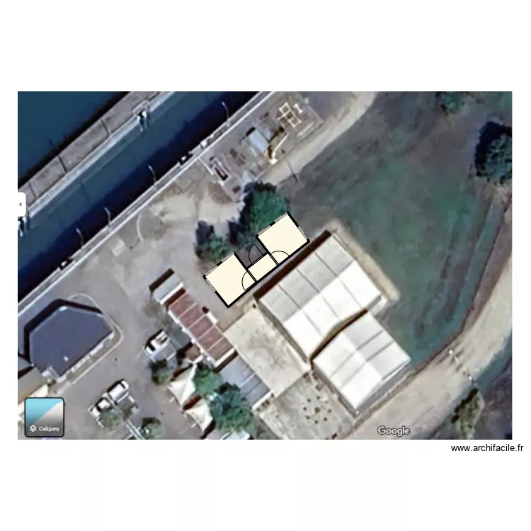 CNR VAUGRIS. Plan de 