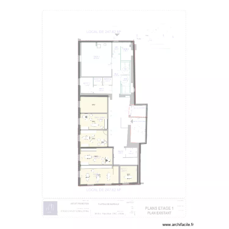 Cabinet. Plan de Cabinet. Plan de