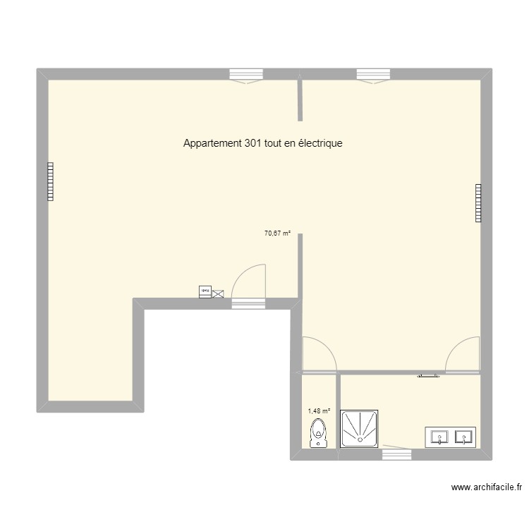 APPARTEMENT 301. Plan de 0 pièce et 0 m2
