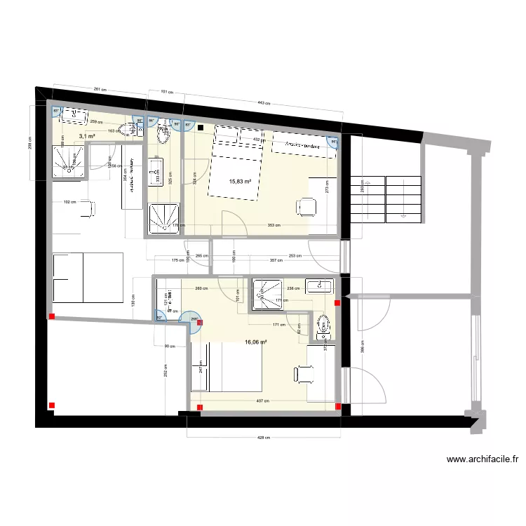 Plan 1er Chambres/2/1. Plan de 