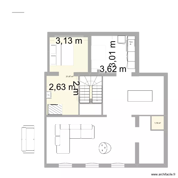 lagny ext dans bibio. Plan de 