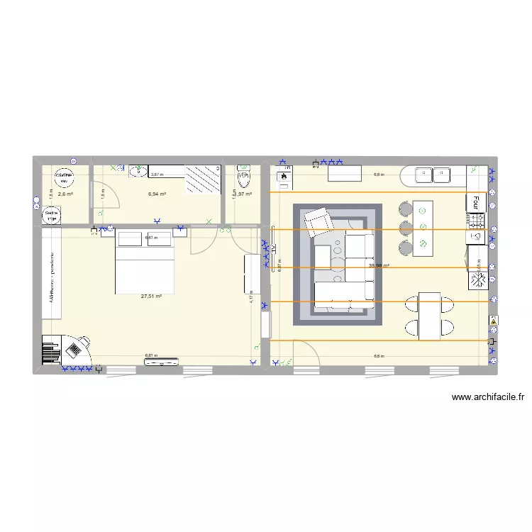 Maison. Plan de Maison. Plan de