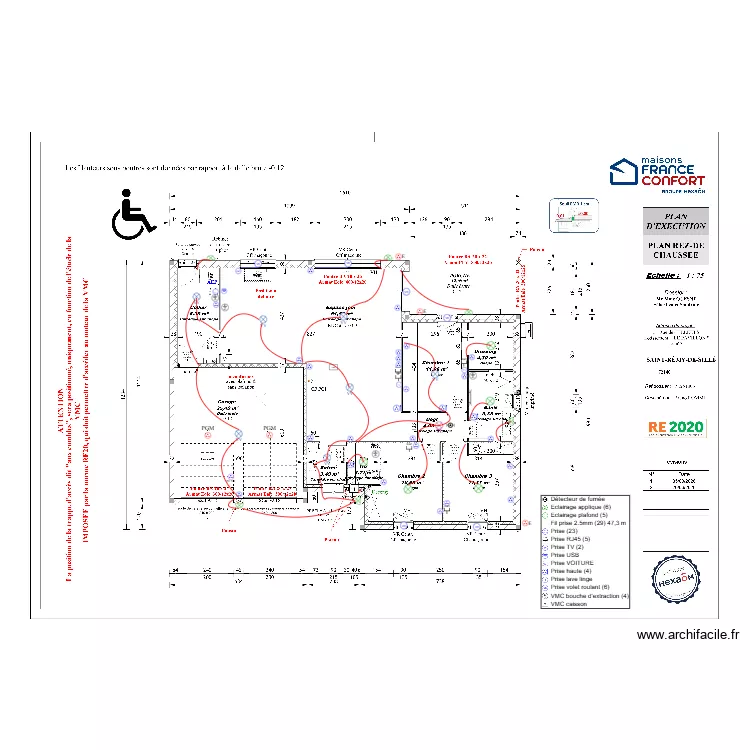 IMPLANT QUESNE. Plan de IMPLANT QUESNE. Plan de