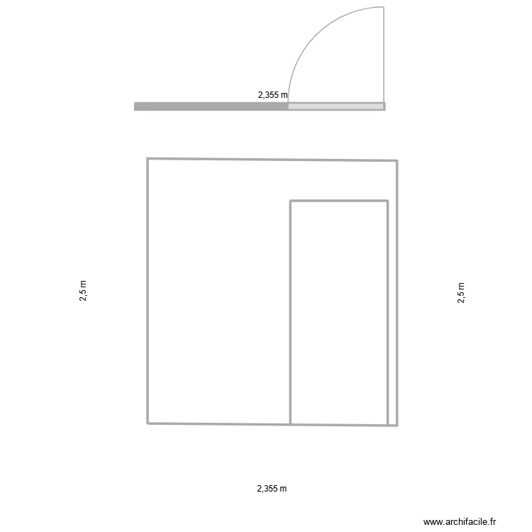nnnn. Plan de 1 et 6 m² nnnn. Plan de 1 et 6 m²