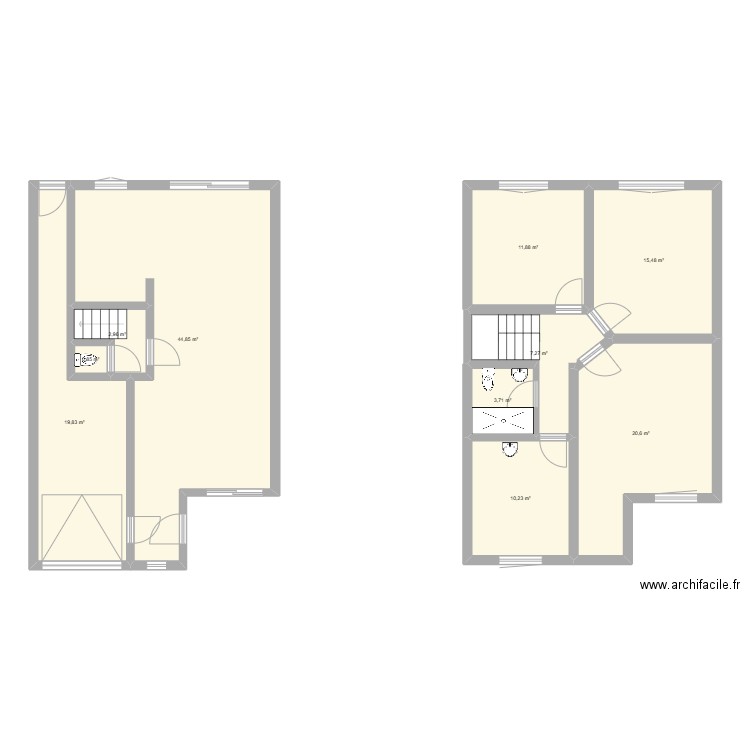 Maison Rechain - Geri. Plan de 10 pièces et 138 m2