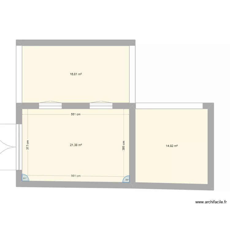 garage RDC. Plan de 