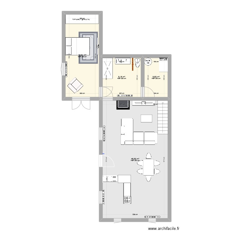rives dervoises. Plan de 0 pièce et 0 m2
