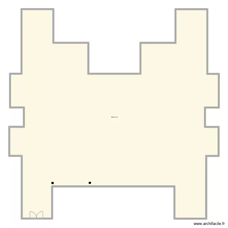 PEDAGOGO School. Plan de 1  et 350 m²