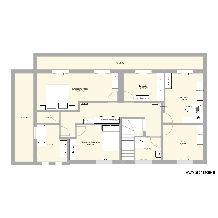 Etage_1. Plan de 0 pièce et 0 m2
