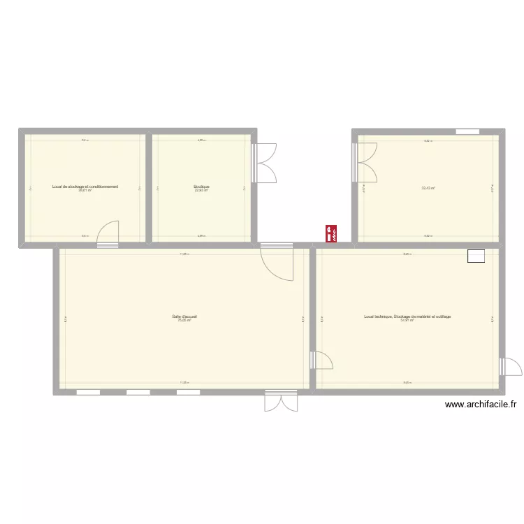 Ferme Marcotte. Plan de 