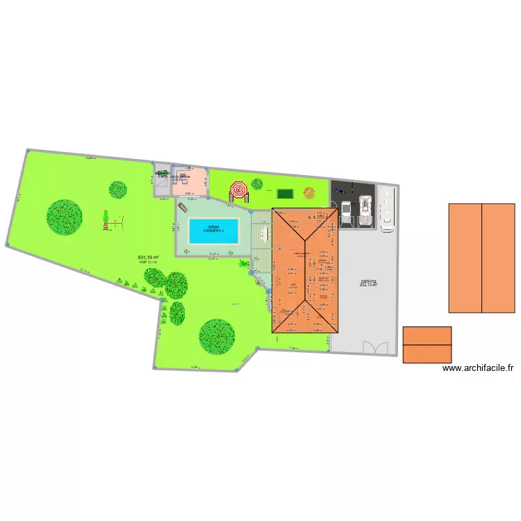 maison saint didier 2. Plan de 