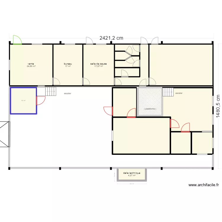 plan d'&eacute;vacuation eaux us&eacute;es GAEC la Marmitte. Plan de 