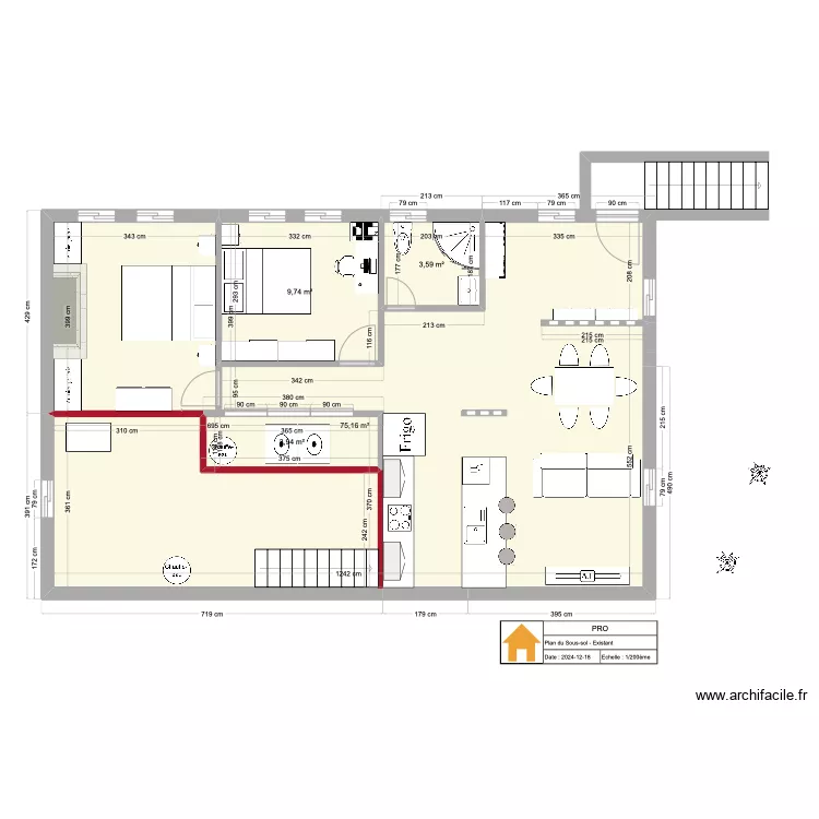 2Entr&eacute;e ext&eacute;rieure 2214 Valcartier . Plan de 