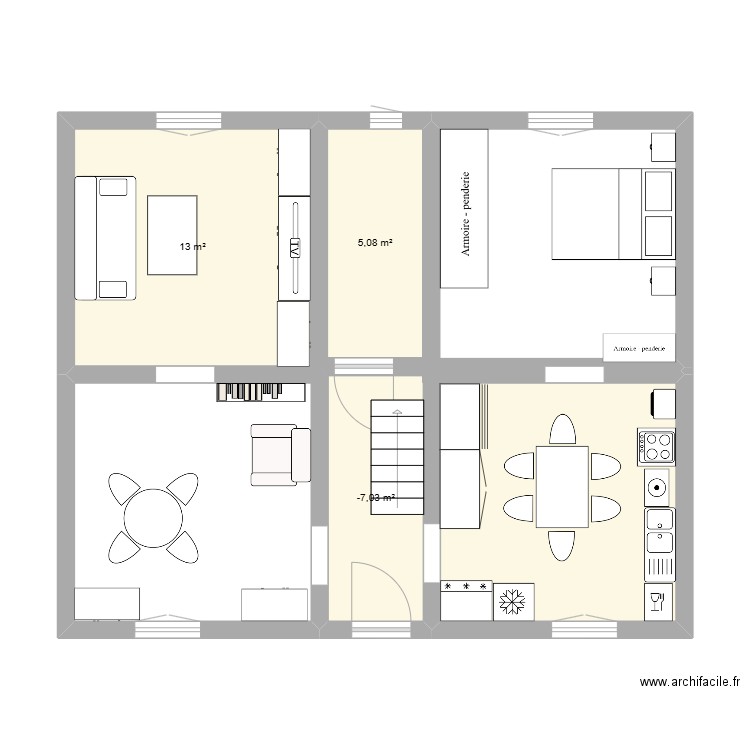 plan maison. Plan de 0 pièce et 0 m2