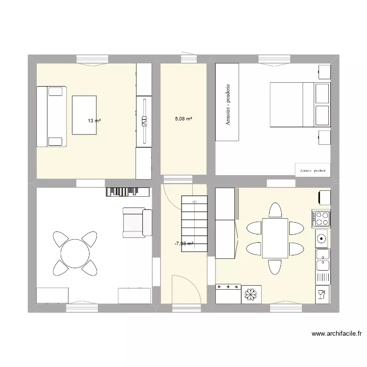 plan maison. Plan de 