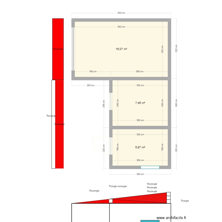 projet. Plan de 0 pièce et 0 m2