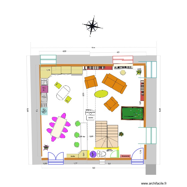 caoussado10. Plan de 0 pièce et 0 m2