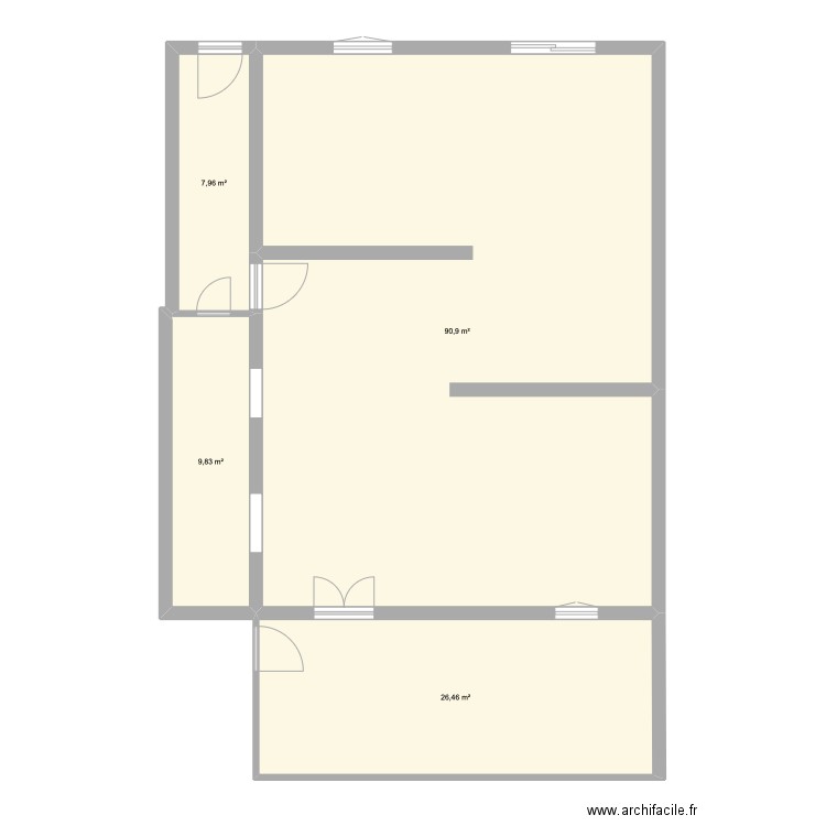 MAISON HAM. Plan de 0 pièce et 0 m2