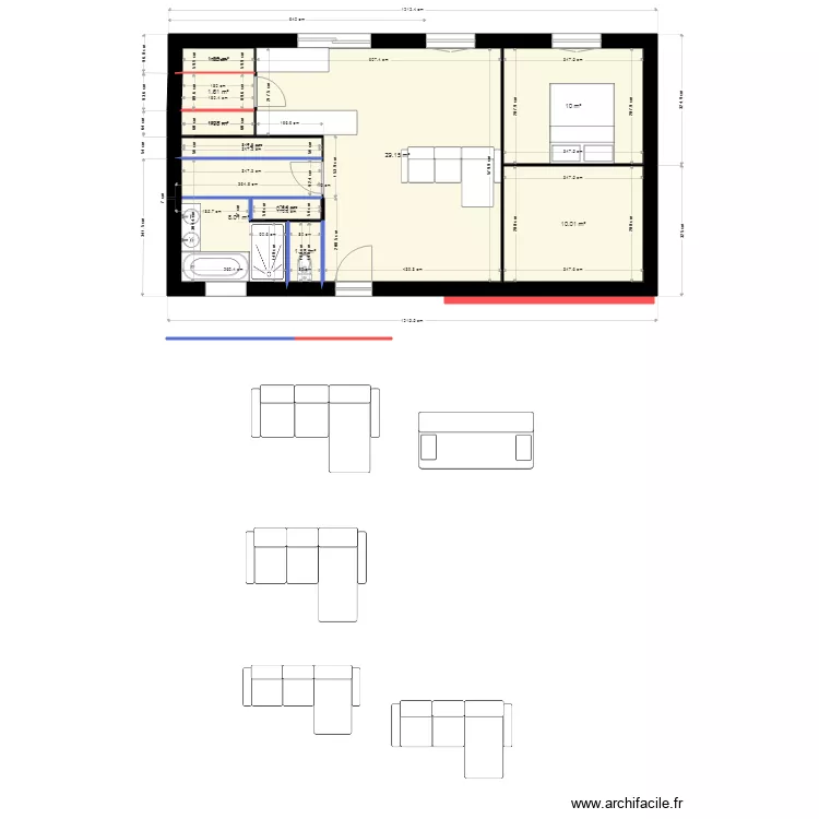 maison garage ok. Plan de 