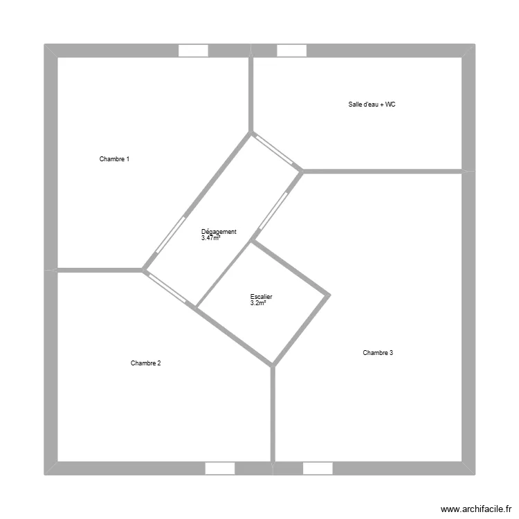 Kin&eacute;&eacute;tageV2. Plan de 5  et 63 m²