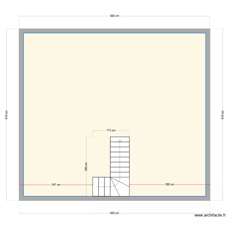 PLANCHER ETAGE MACONNERIE PAPA. Plan de 