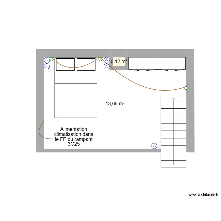SAINT-GEORGES_C. Plan de 4 pièces et 47 m2