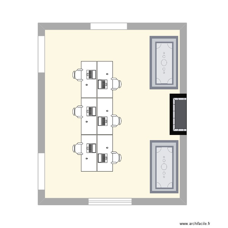 bureau stella 7. Plan de 1 pièce et 33 m2