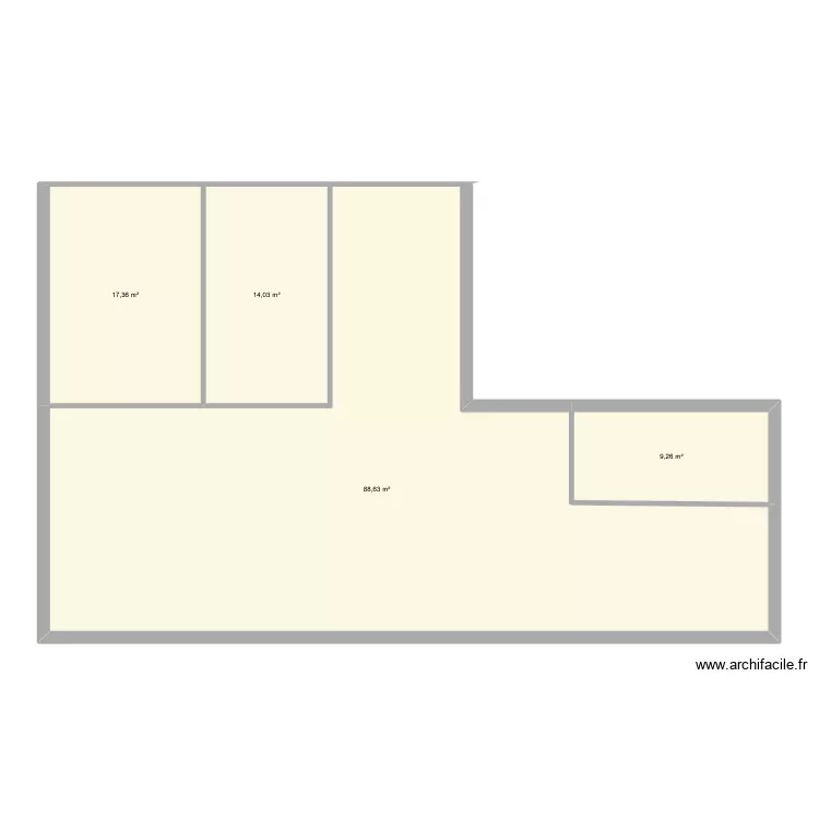 plan maison 1. Plan de 4 Pièces et 129 m² plan maison 1. Plan de 4 Pièces et 129 m²