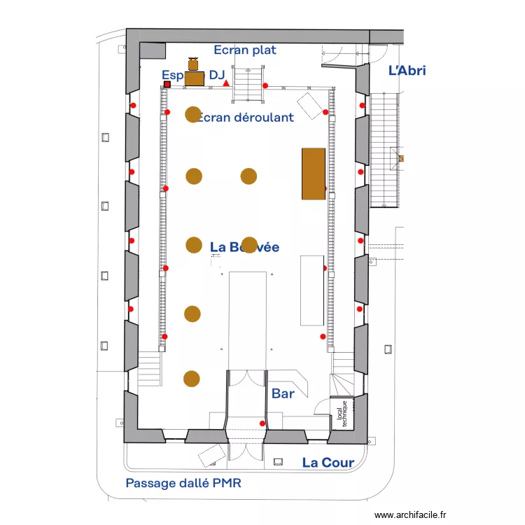 Plan B VH Sarah & Quentin. Plan de 