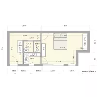 Rez de chauss&eacute;e Gen&ecirc;ts v1 avec mur existant