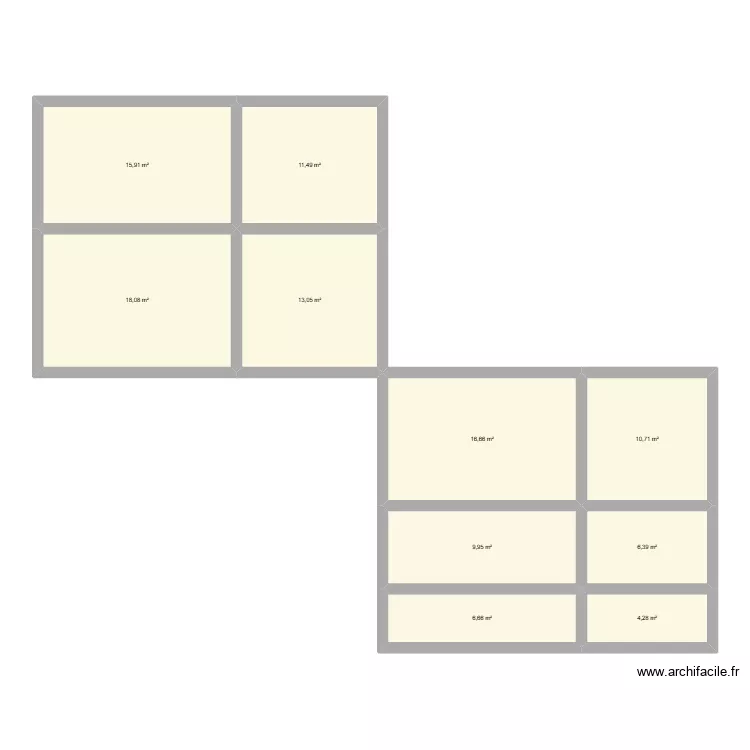 oued marsa2. Plan de 10  et 113 m²