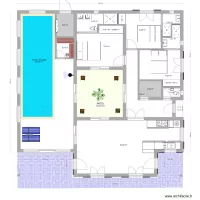 patio 4,5 &agrave; 4,5 sans toiture